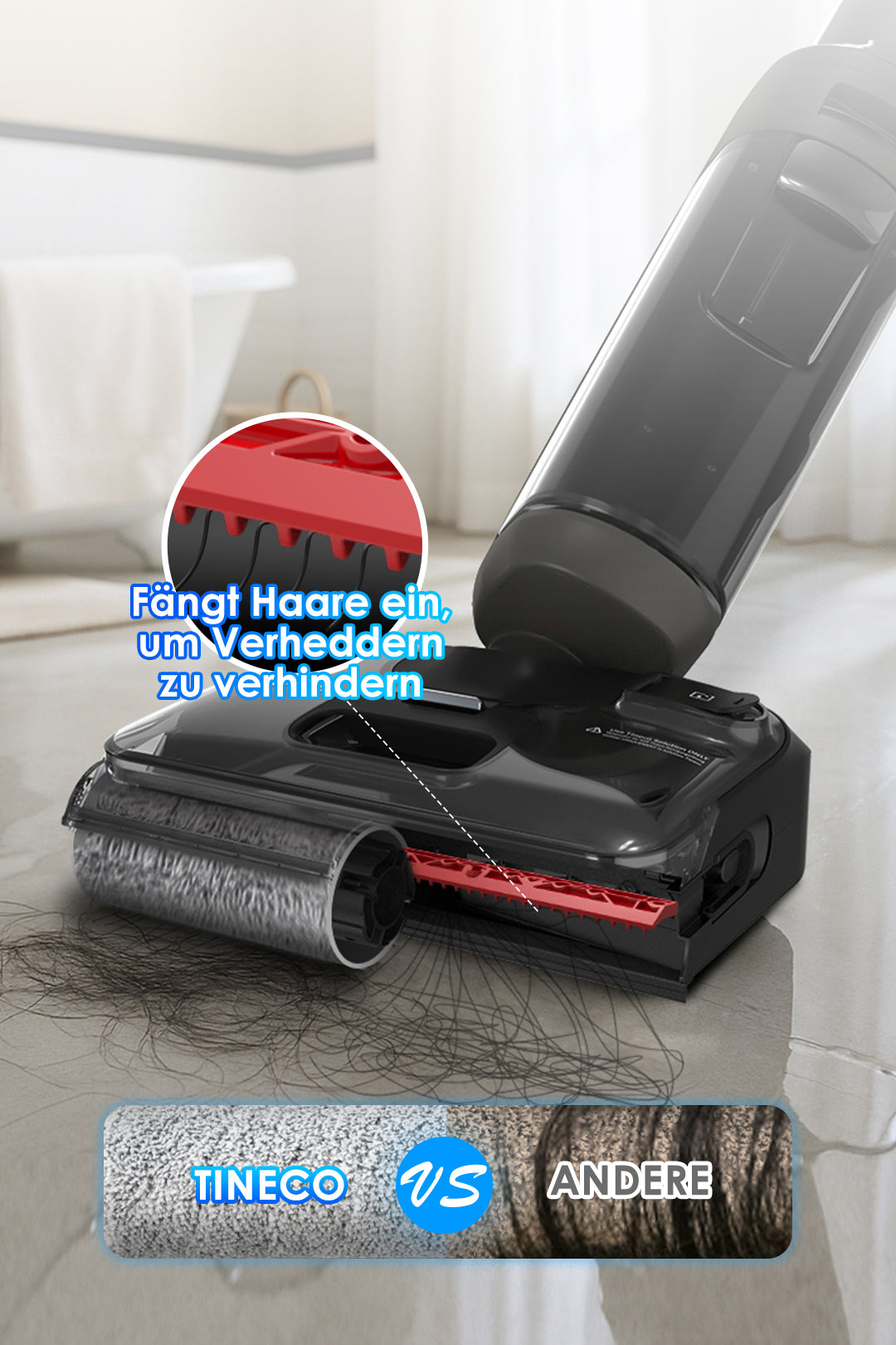 Tineco FLOOR ONE i6 Stretch Nass und Trockensauger, nass trockensauger, wischsauger, staubsauger, staubsauger kabellos, akku staubsauger