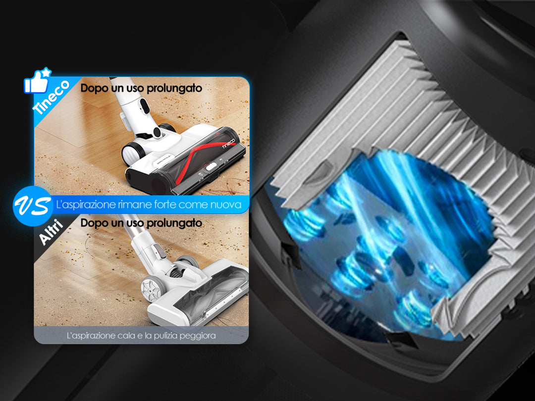Tineco PURE ONE Station 5 Plus Aspirapolvere Smart Senza Fili, aspirapolvere senza fili, scopa elettrica senza fili, scopa elettrica, scopa, reinigung