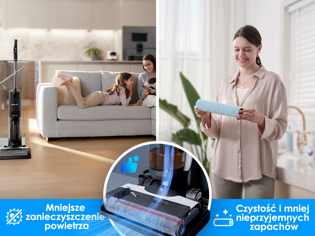 Tineco FLOOR ONE S7 Pro Inteligentny Odkurzacz Mopujący, odkurzacz, odkurzacz bezprzewodowy, odkurzacz piorący, odkurzacz pionowy, odkurzacz myjący, odkurzacz mopujący