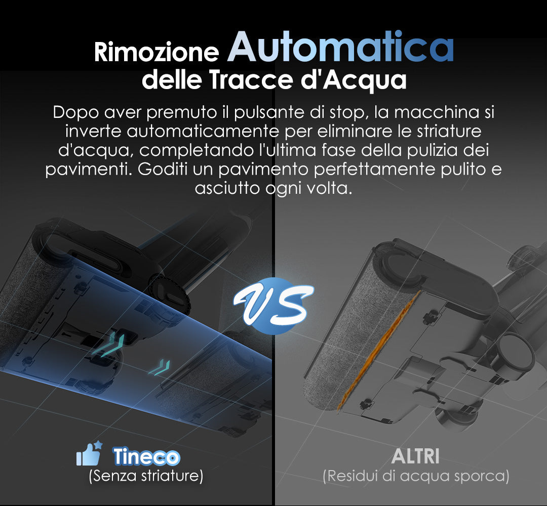 Tineco Floor One S9 Artist Aspirapolvere Lavapavimenti, aspirapolvere senza fili, scopa elettrica senza fili