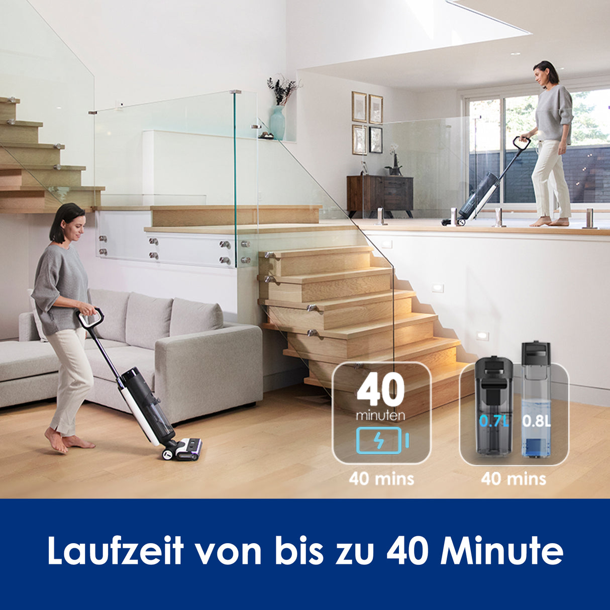 Tineco FLOOR ONE S7 PRO intelligenter Nass- und Trockensauger, nass trockensauger, wischsauger, staubsauger