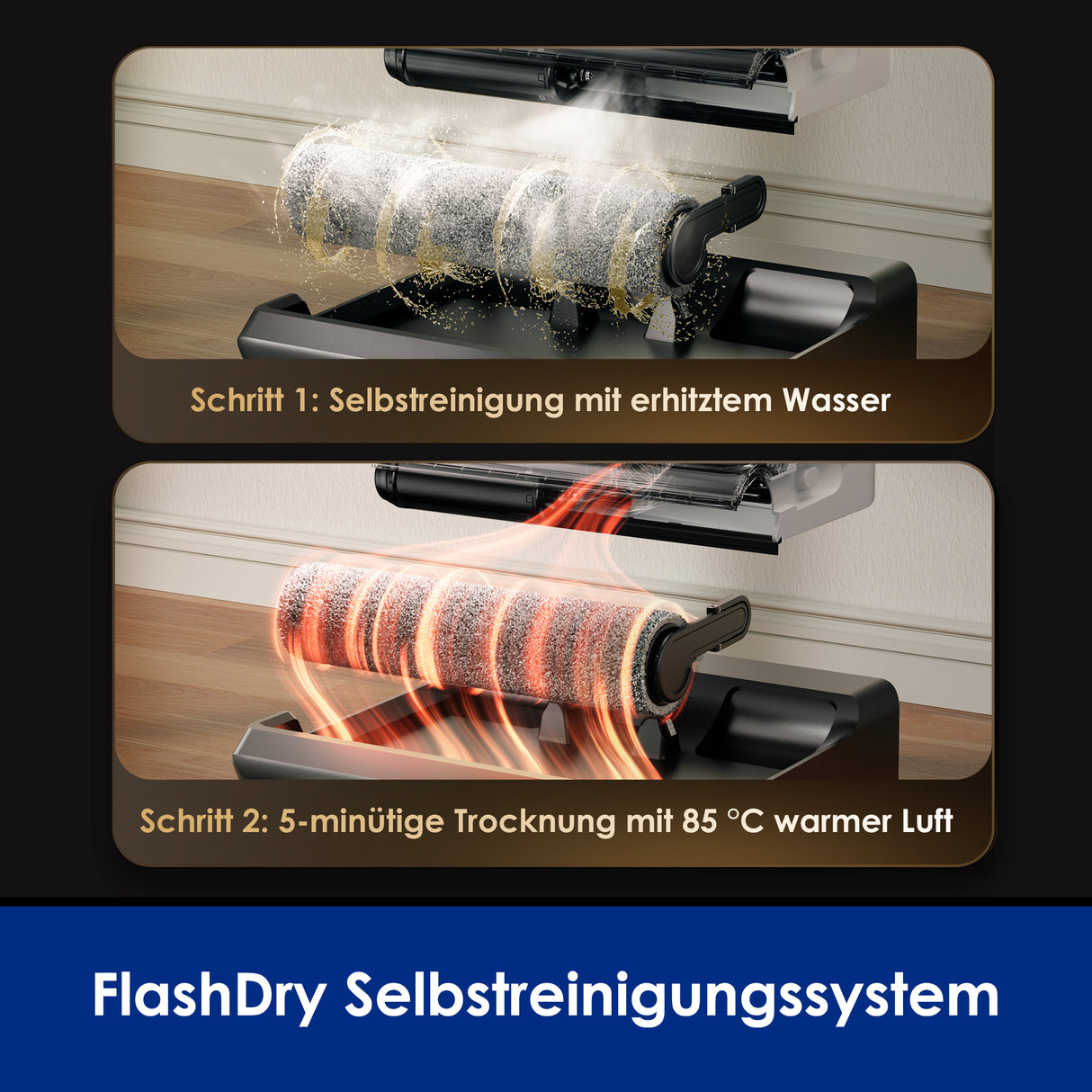 Tineco Floor One Switch S6 Stretch Breeze Aspiradora en Seco y Húmedo Inteligente