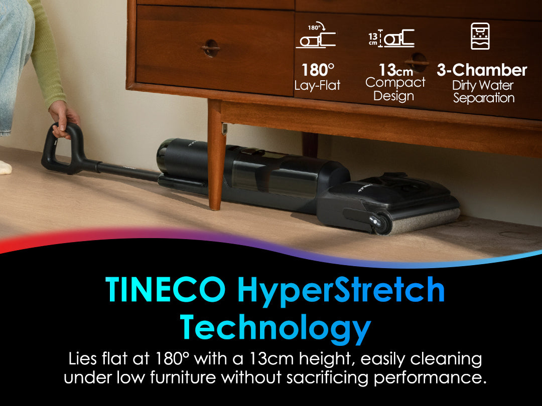 Tineco FLOOR ONE S7 Stretch Ultra intelligenter Nass- und Trockensauger, nasssauger, nass trockensauger, staubsauger, wischsauger, wischmop