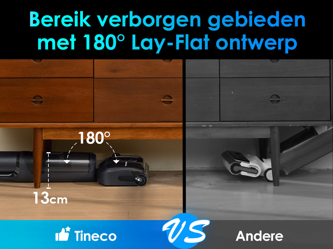 Tineco Floor ONE S7 Stretch Ultra Snoerloze Stofzuiger met Dweilfunctie, stofzuiger, steelstofzuiger, draadloze stofzuiger, beste stofzuiger, dweil