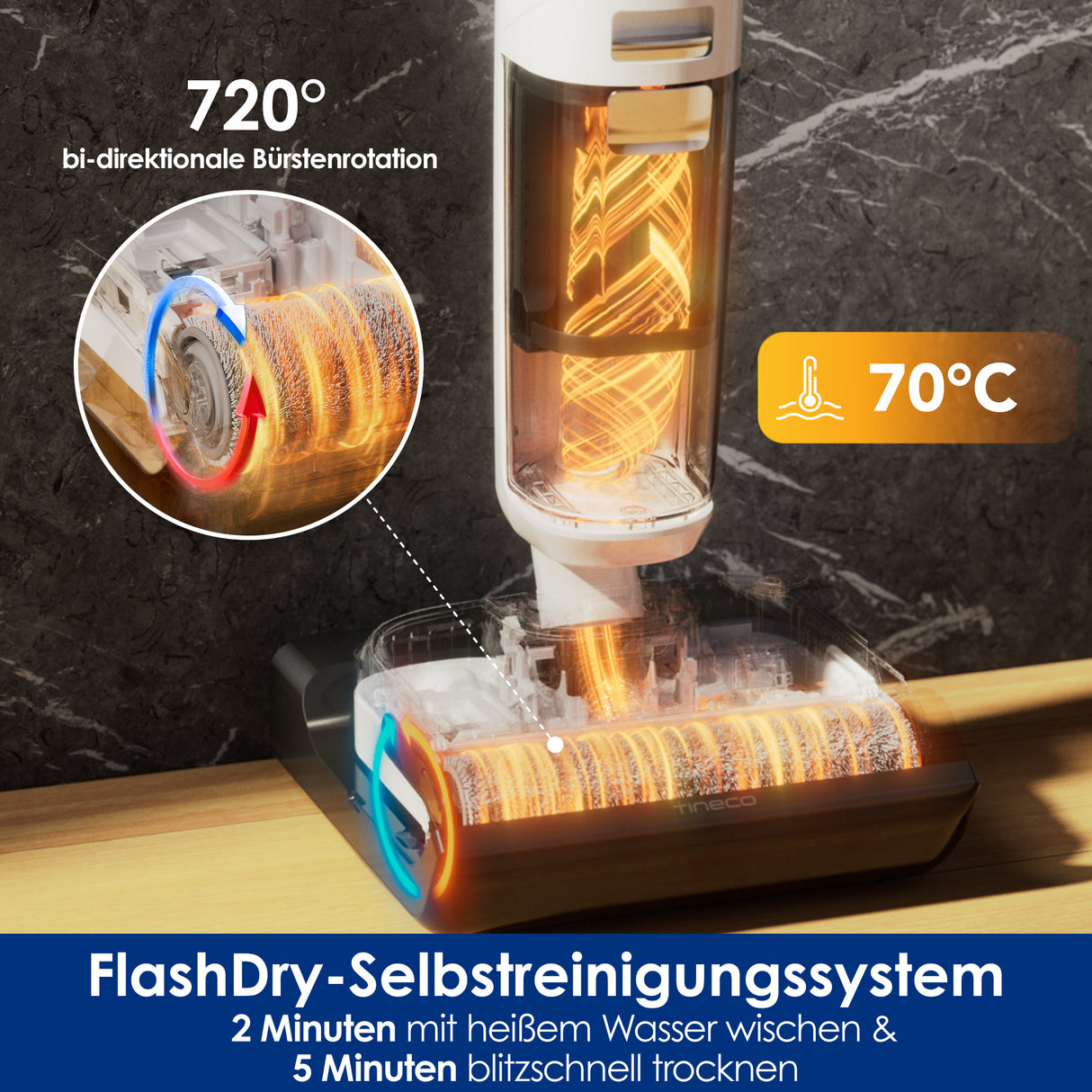 Tineco FLOOR ONE Stretch S6 intelligenter Nass- und Trockensauger