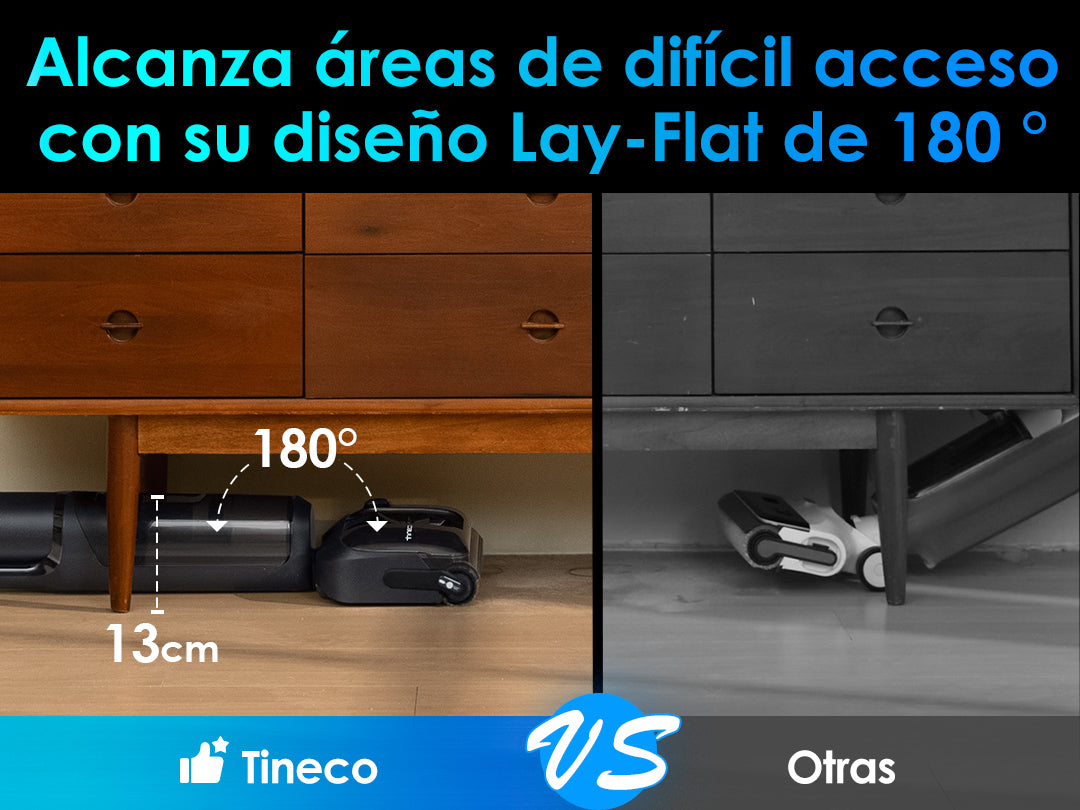 Tineco Floor One S7 Stretch Ultra Fregadora y aspiradora inteligente, aspiradora sin cable, escoba eléctrica sin cable, escoba eléctrica