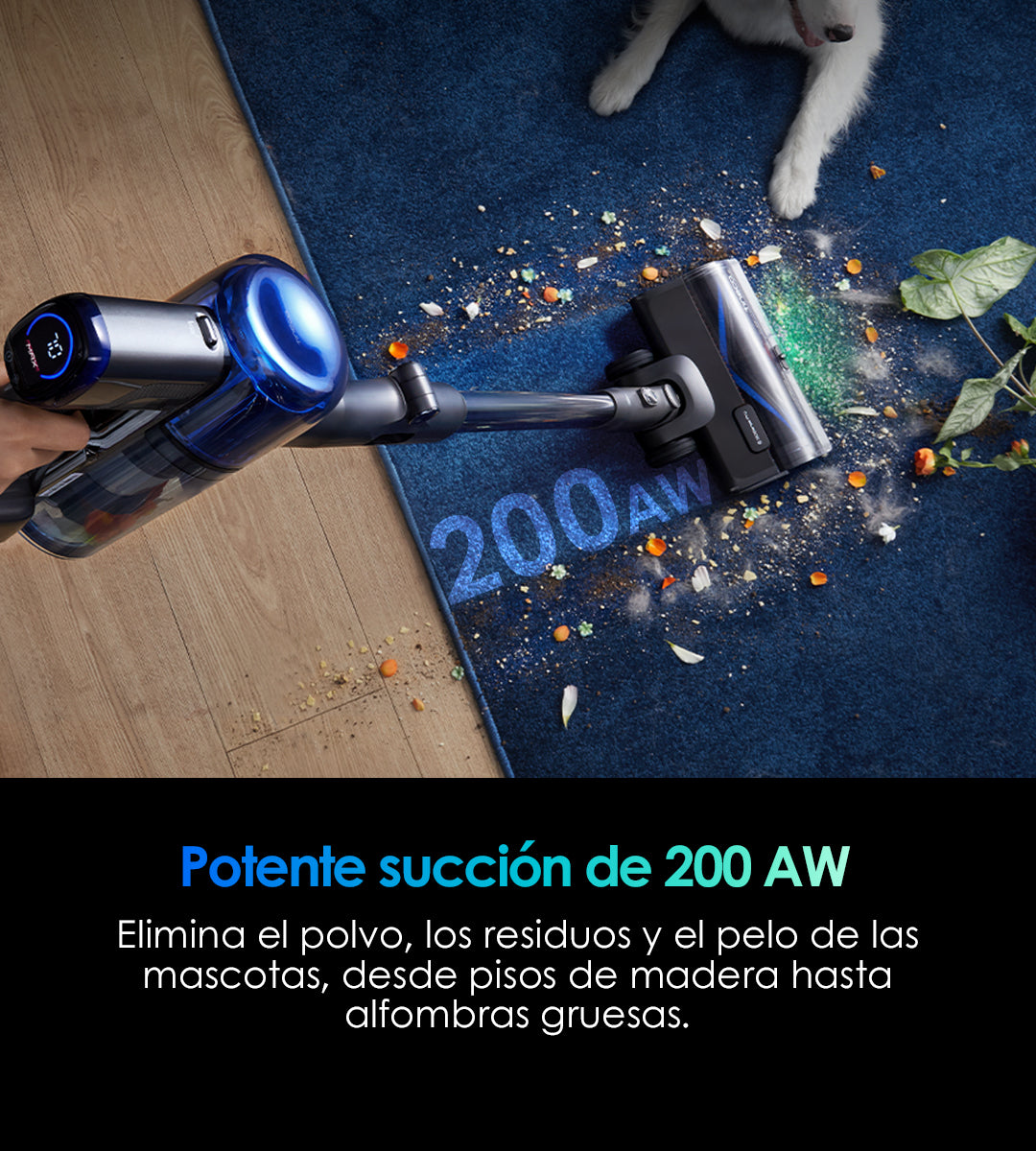 Tineco PURE ONE S70 Aspiradora Sin Cable Inteligente, aspiradora sin cable, aspiradora de mano, aspirador sin cable, aspiradoras sin cable