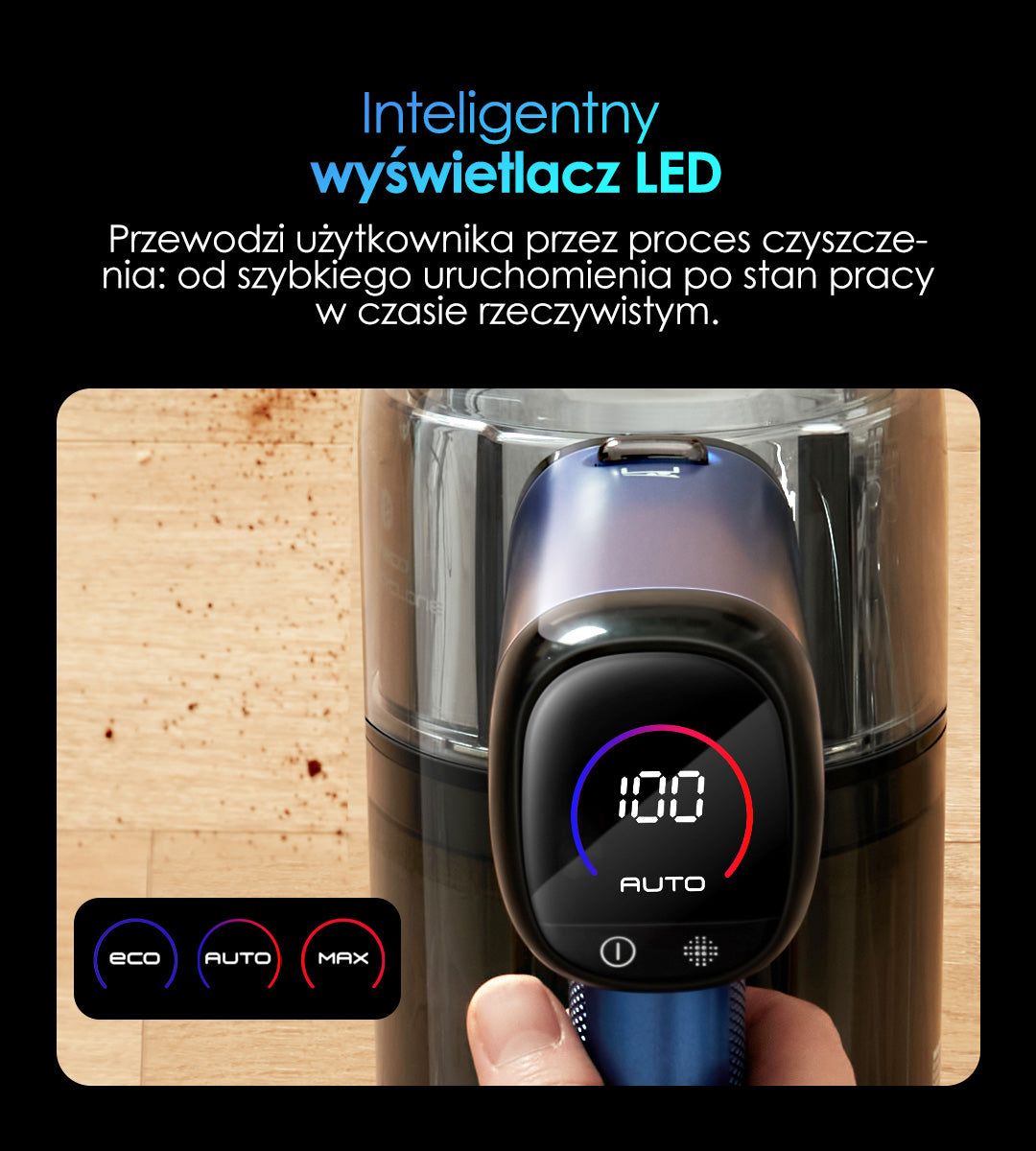 Tineco PURE ONE S50 PRO Bezprzewodowy inteligentny odkurzacz, odkurzacz, odkurzacz bezprzewodowy, odkurzacz pionowy, odkurzacz bezworkowy, odkurzacz ręczny