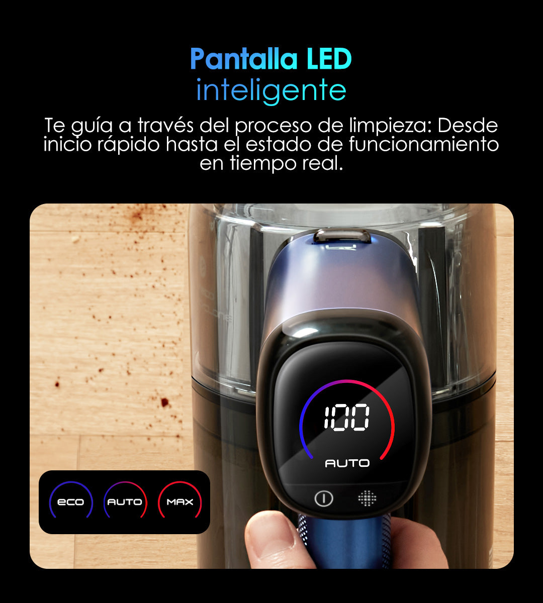 Tineco PURE ONE S50 Aspiradora Sin Cable Inteligente, aspiradora sin cable, aspiradora de mano, aspirador sin cable, aspiradoras sin cable