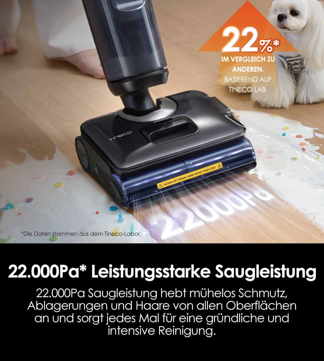 Tineco FLOOR ONE S7 Stretch Steam Nass- und Trockensauger, dampfreiniger, nass trockensauger, wischsauger, staubsauger, Besen, staubsauger, staubsauger kabellos, akku staubsauger