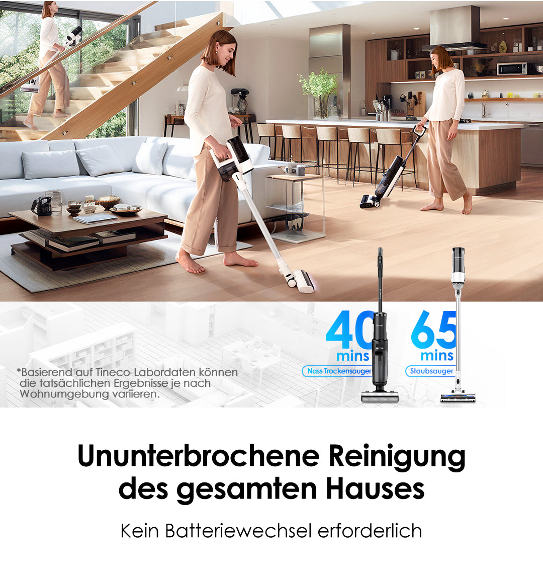 Tineco FLOOR ONE SWITCH S7 Smart Multifunktion Reiniger, Nass- und Trockensauger, nass trockensauger, wischsauger, staubsauger