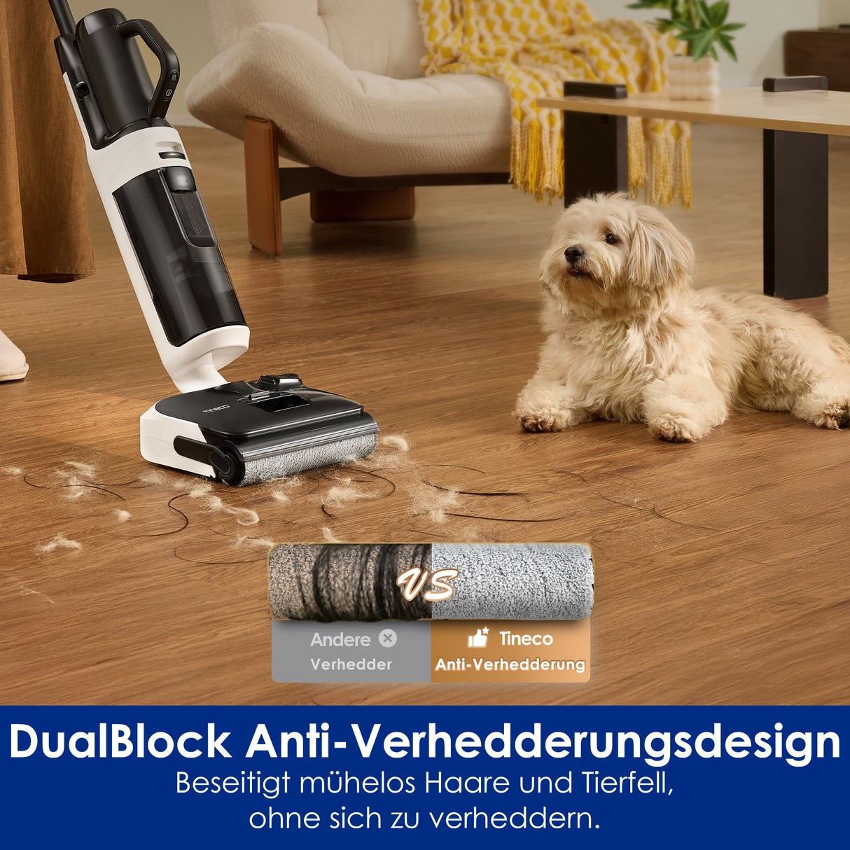 Tineco Floor One Switch S6 Stretch Breeze Aspiradora en Seco y Húmedo Inteligente
