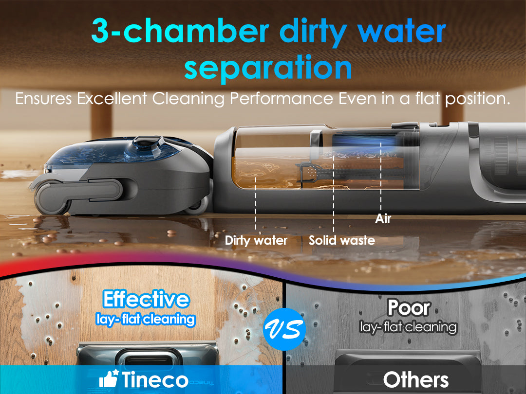 Tineco FLOOR ONE S7 Stretch Ultra intelligenter Nass- und Trockensauger, nasssauger, nass trockensauger, staubsauger, wischsauger, wischmop