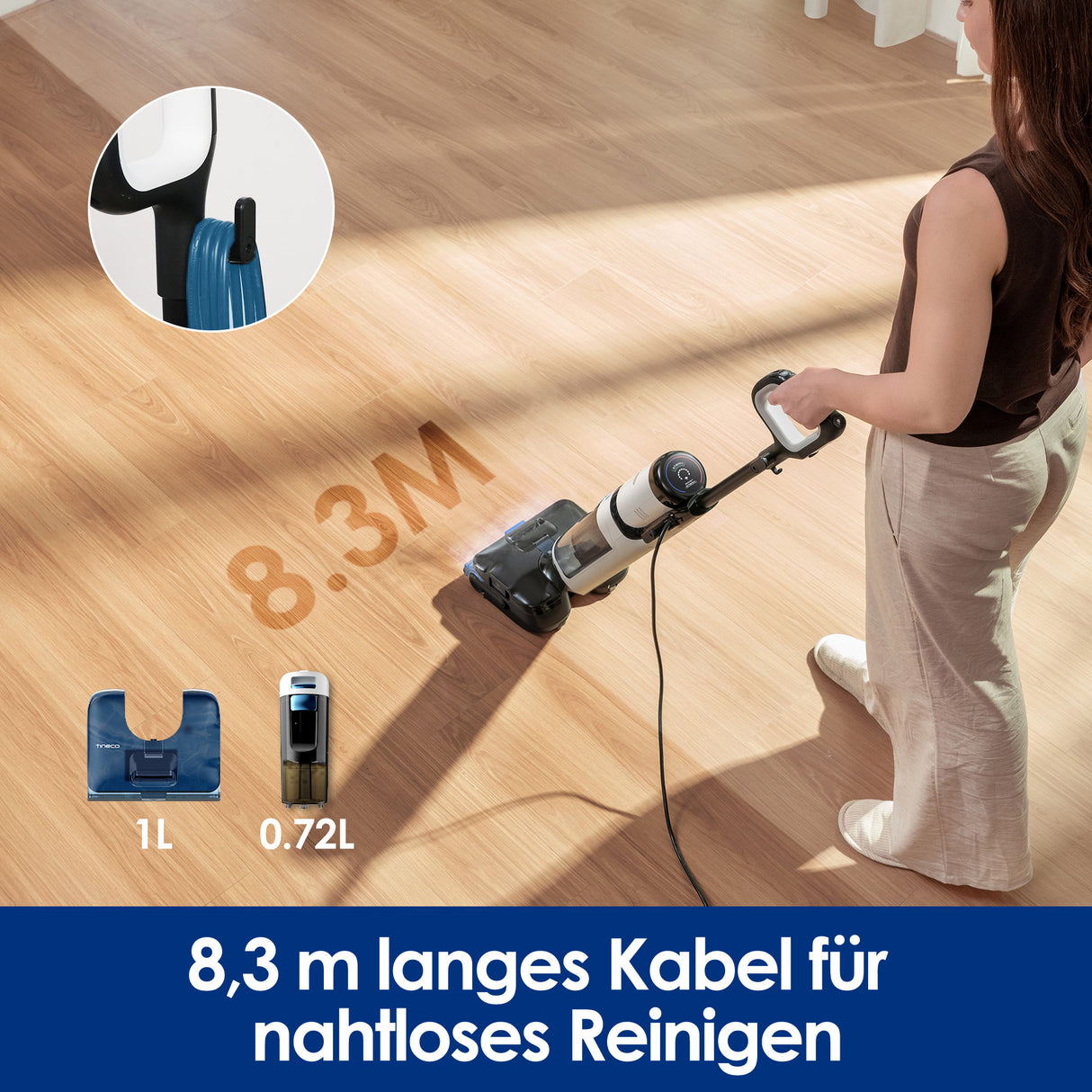 Tineco FLOOR ONE S6 Stretch Steam Nass- und Trockensauger