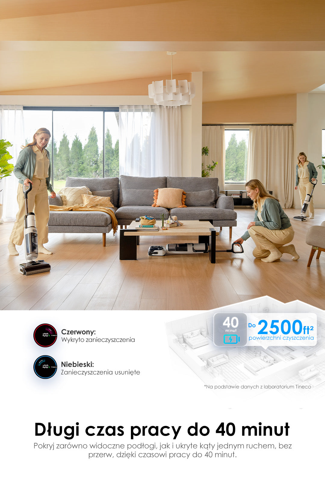 Tineco Floor ONE STRETCH S6 Inteligentny Odkurzacz Mopujący, odkurzacz, odkurzacz bezprzewodowy, odkurzacz piorący, odkurzacz pionowy, odkurzacz myjący, odkurzacz mopujący