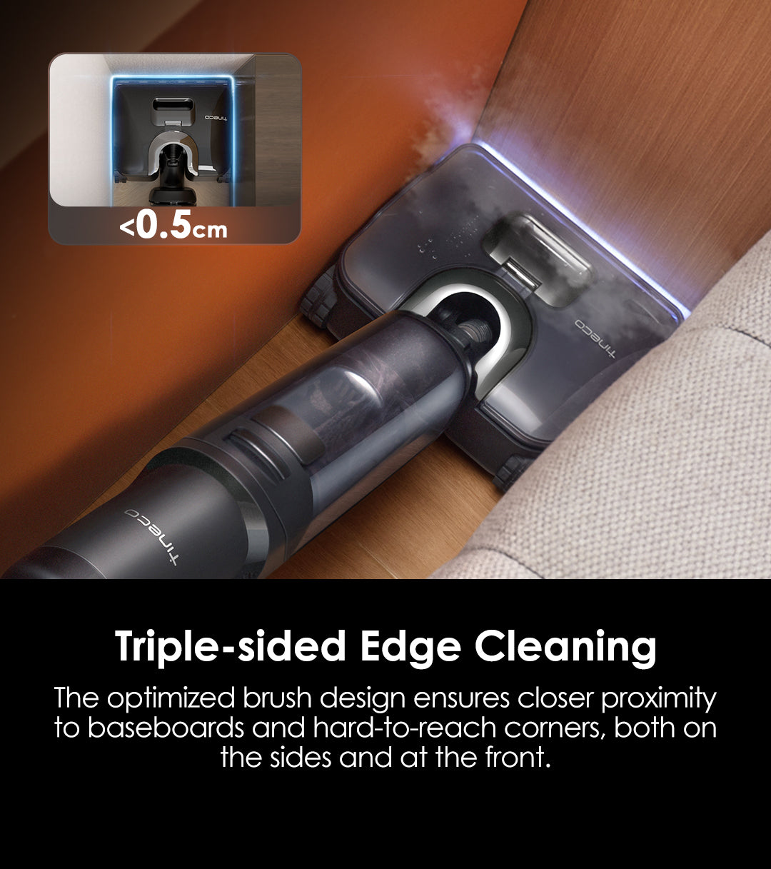 Tineco FLOOR ONE S7 Stretch Steam Odkurzacz Piorący, myjka parowa, odkurzacz, odkurzacz piorący, odkurzacz pionowy, odkurzacz myjący, odkurzacz mopujący