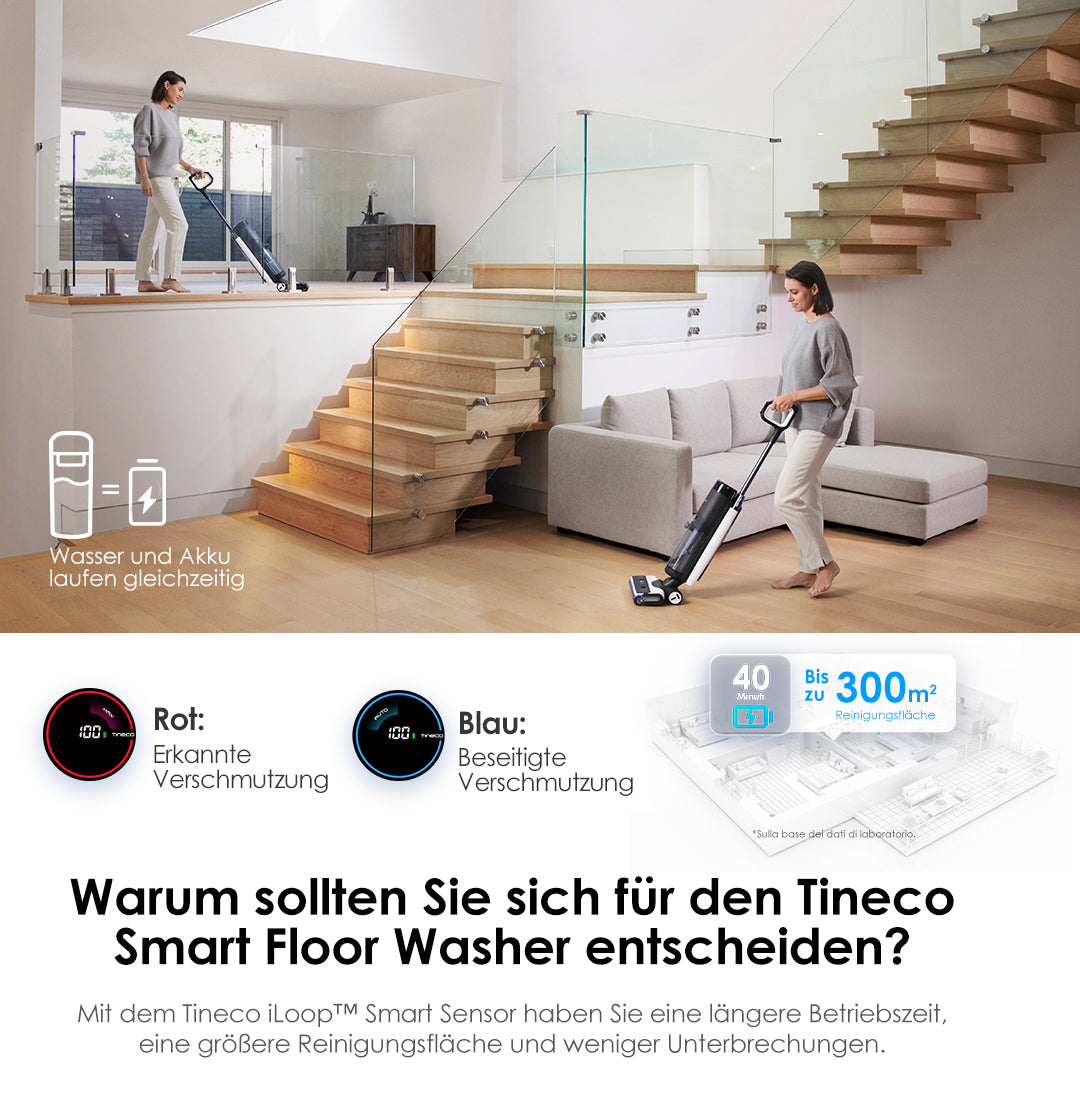 Tineco FLOOR ONE S7 PRO intelligenter Nass- und Trockensauger, nass trockensauger, wischsauger, staubsauger