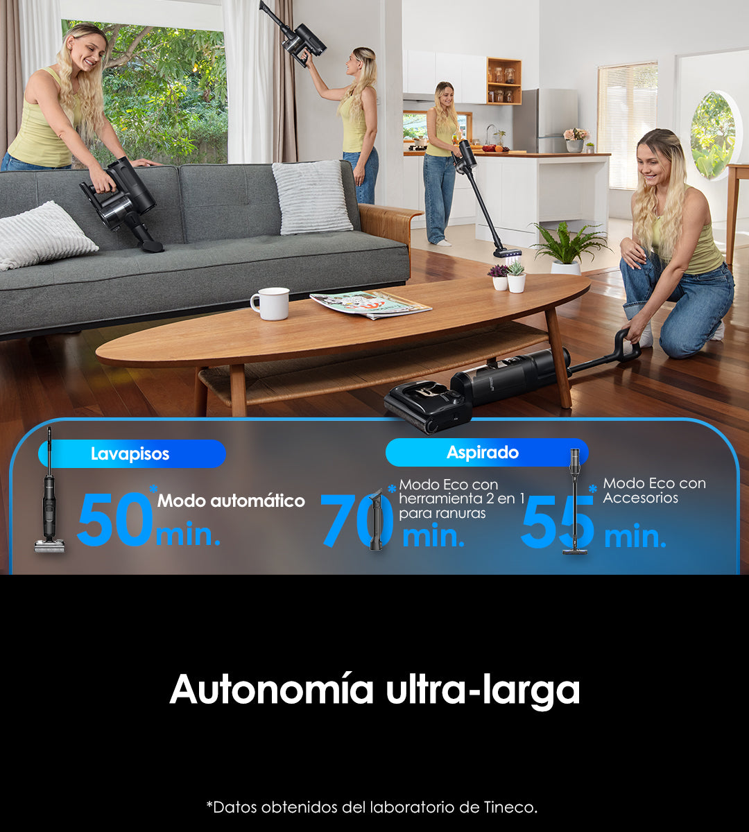 Tineco FLOOR ONE Switch S7 Stretch intelligenter Nass- und Trockensauger, wischsauger, wischmop, mopp, akku staubsauger, nass Trockensauger, beutellose staubsauger
