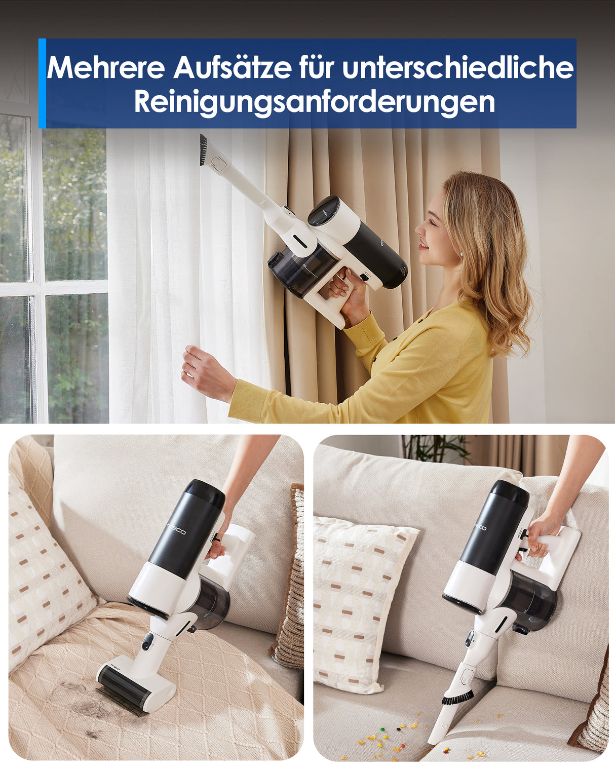 Tineco FLOOR ONE Switch S6 Stretch intelligenter Nass- und Trockensauger,  nasssauger, nass trockensauger, staubsauger, wischsauger, wischmop