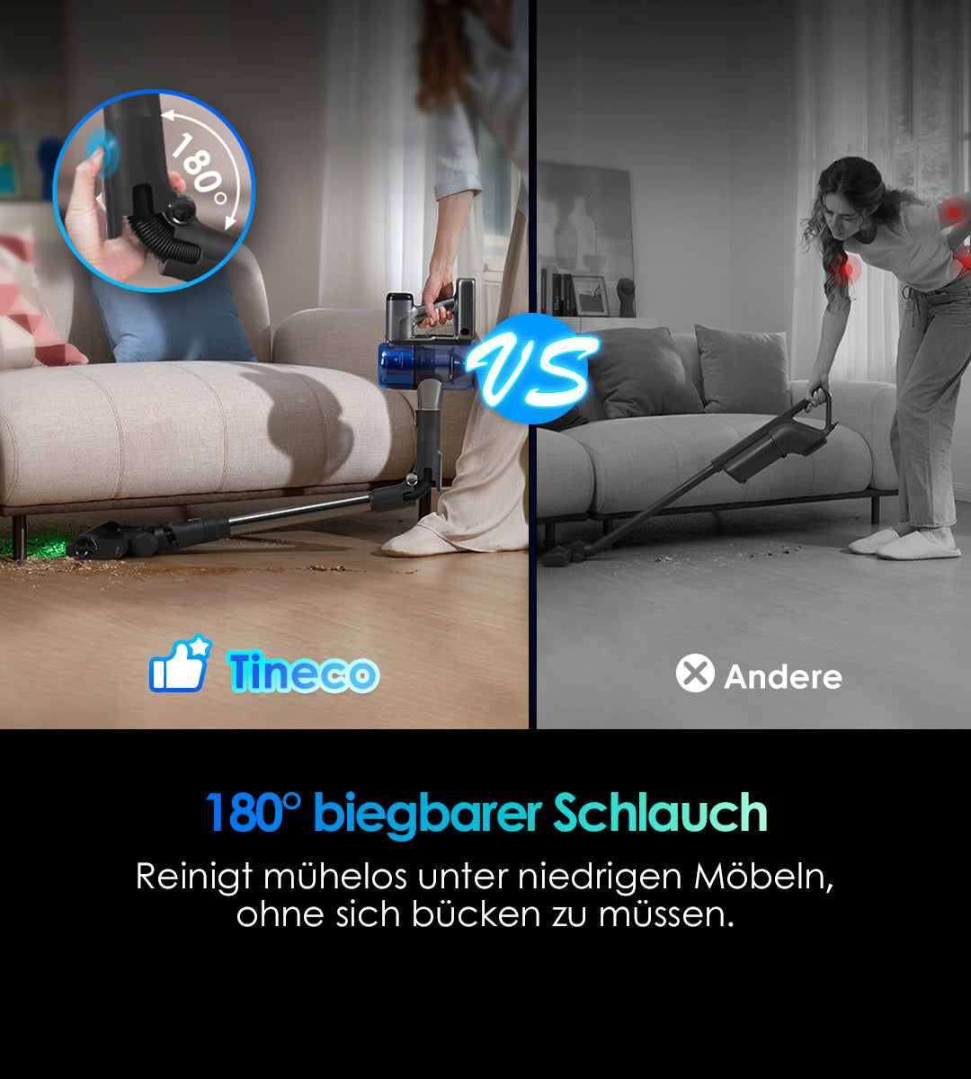 TINECO PURE ONE S70 Smarter Akkustaubsauger, staubsauger, staubsauger kabellos, kabelloser staubsauger, bester akku staubsauger