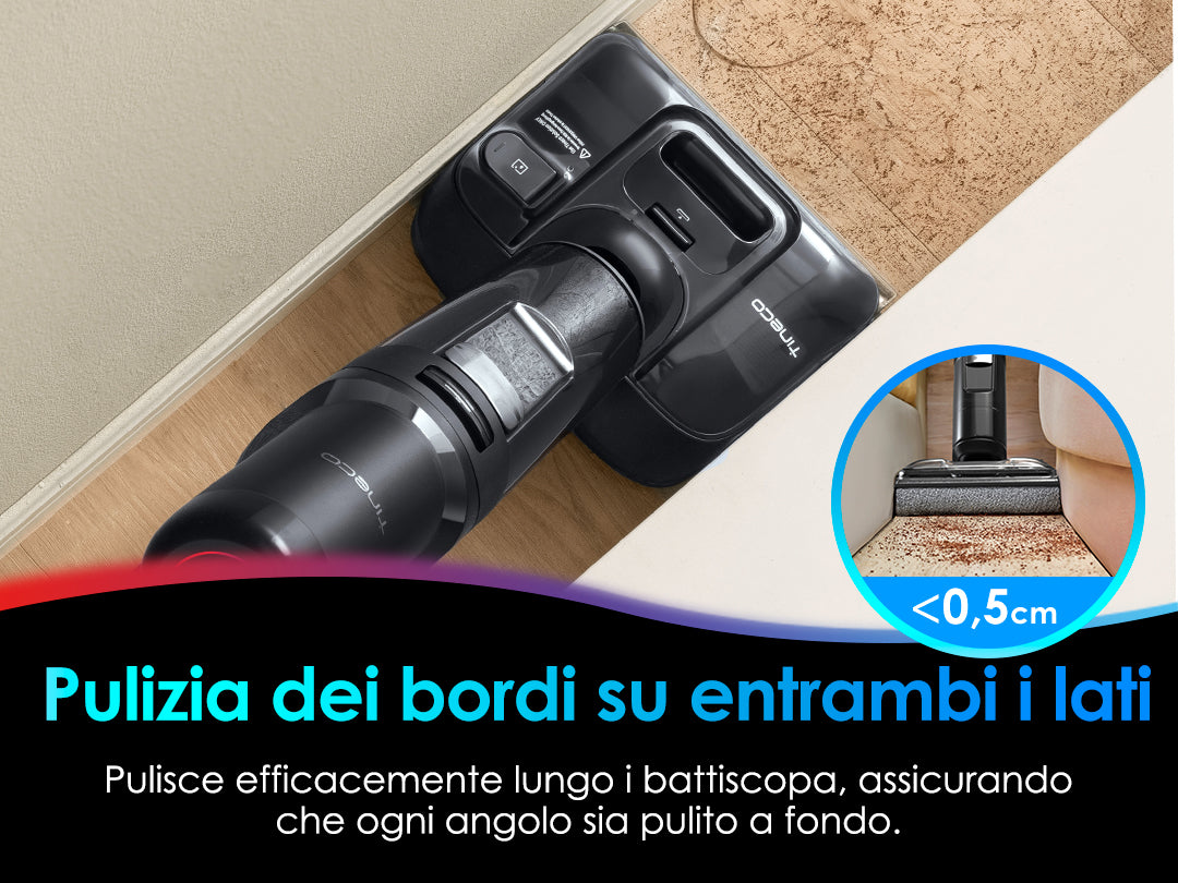 Tineco Floor One S7 Stretch Ultra Lavapavimenti e Aspirapolvere, aspirapolvere senza fili, scopa elettrica senza fili, scopa elettrica, reinigung