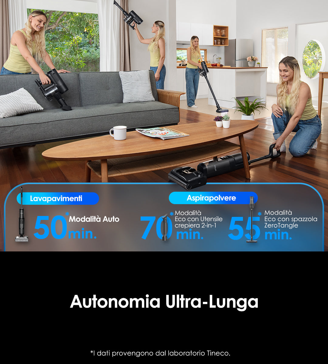 Tineco FLOOR ONE Switch S7 Stretch intelligenter Nass- und Trockensauger, wischsauger, wischmop, mopp, akku staubsauger, nass Trockensauger, beutellose staubsauger