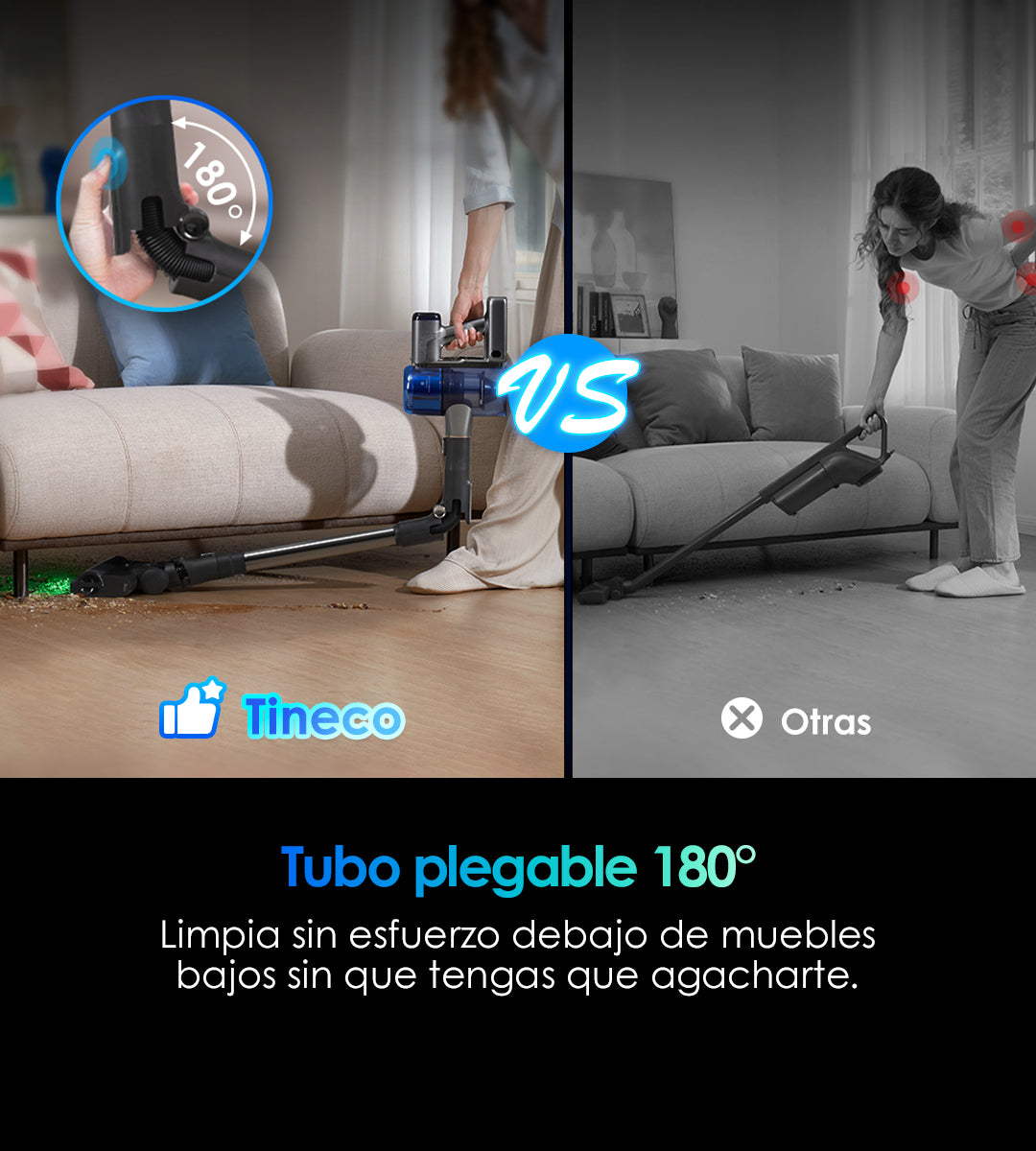 Tineco PURE ONE S70 Aspiradora Sin Cable Inteligente, aspiradora sin cable, aspiradora de mano, aspirador sin cable, aspiradoras sin cable