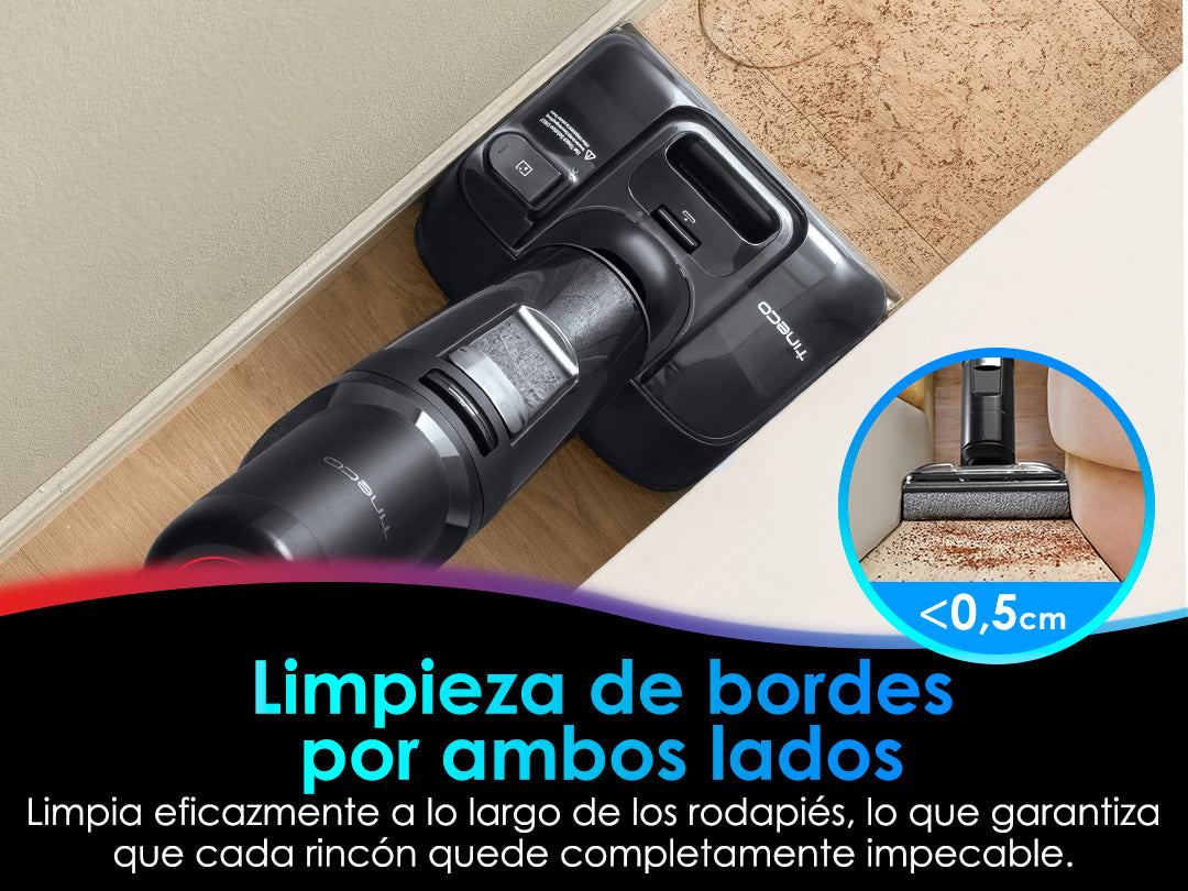 Tineco Floor One S7 Stretch Ultra Fregadora y aspiradora inteligente, aspiradora sin cable, escoba eléctrica sin cable, escoba eléctrica