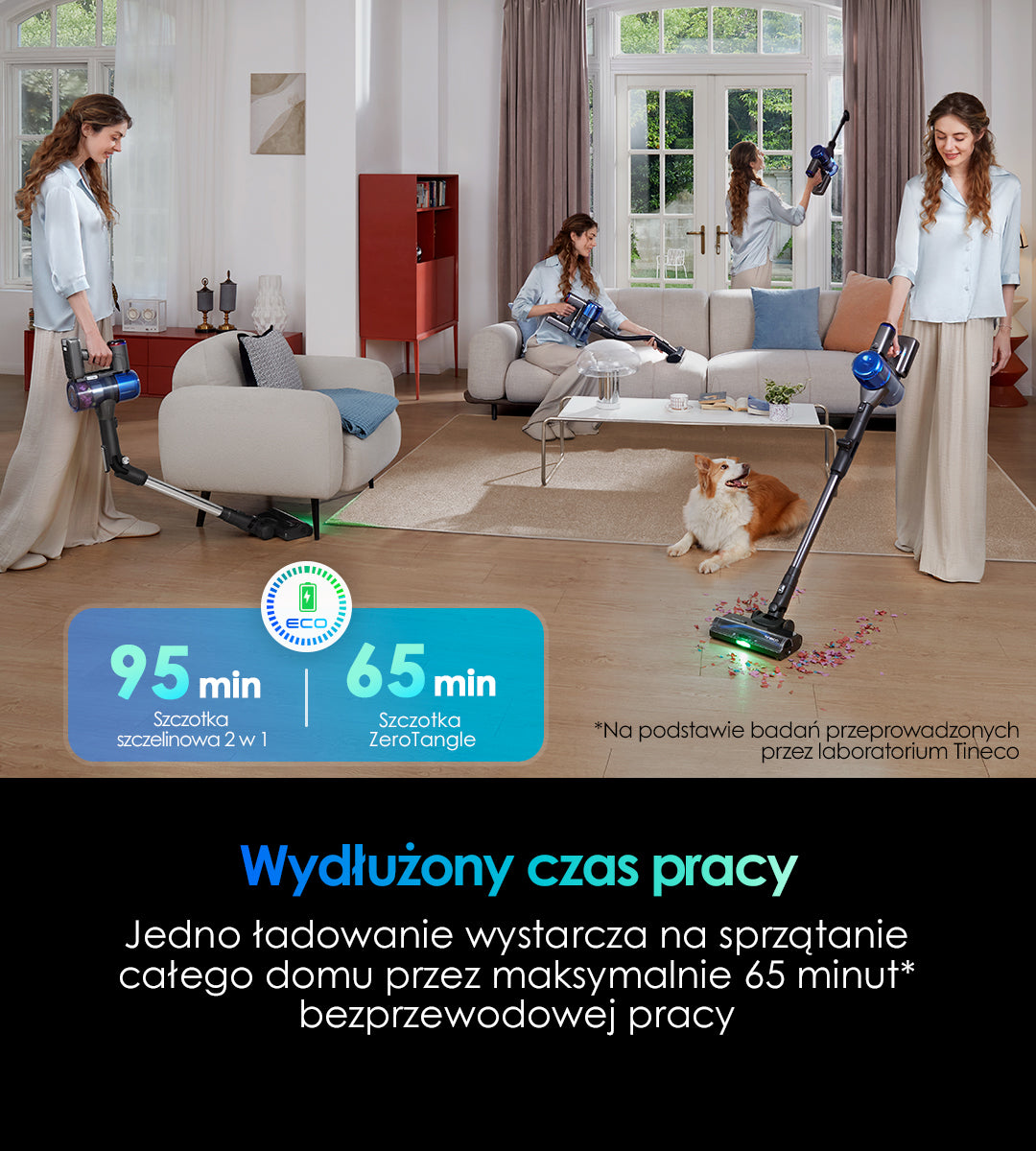 Tineco PURE ONE S70 Bezprzewodowy inteligentny odkurzacz, odkurzacz, odkurzacz bezprzewodowy, odkurzacz pionowy, odkurzacz bezworkowy, odkurzacz ręczny