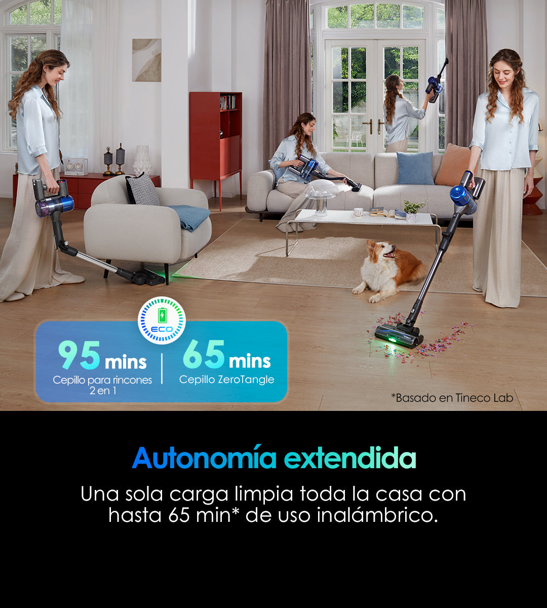 Tineco PURE ONE S70 Aspiradora Sin Cable Inteligente, aspiradora sin cable, aspiradora de mano, aspirador sin cable, aspiradoras sin cable