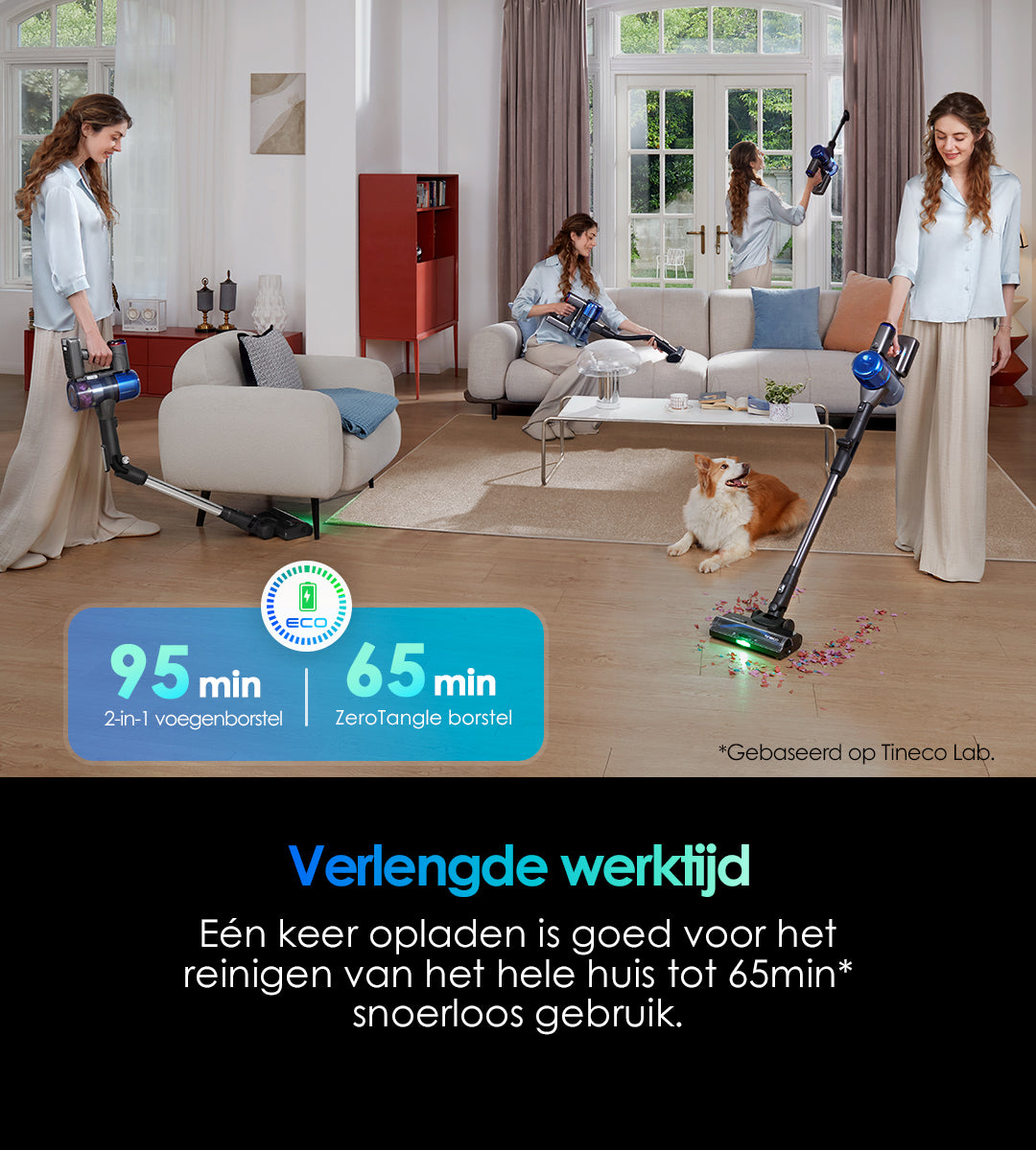 Tineco PURE ONE S70 Snoerloze Slimme Stofzuiger, stofzuiger, steelstofzuiger, draadloze stofzuiger, dweil, beste stofzuiger