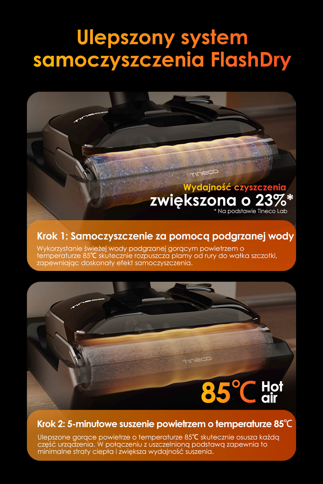 Tineco Floor ONE S7 Stretch Ultra Bezprzewodowy Odkurzacz Mopujący, odkurzacz, odkurzacz bezprzewodowy, odkurzacz piorący, odkurzacz pionowy, odkurzacz myjący, odkurzacz mopujący