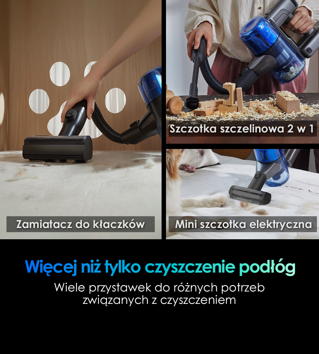 Tineco PURE ONE S70 Bezprzewodowy inteligentny odkurzacz, odkurzacz, odkurzacz bezprzewodowy, odkurzacz pionowy, odkurzacz bezworkowy, odkurzacz ręczny