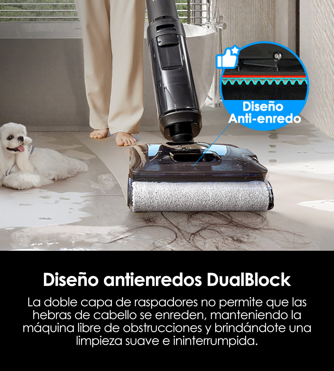Tineco FLOOR ONE S7 Stretch Steam Nass- und Trockensauger, dampfreiniger, nass trockensauger, wischsauger, Besen, staubsauger, staubsauger kabellos, akku staubsauger