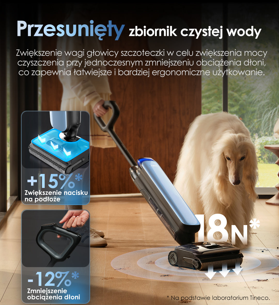 Tineco FLOOR ONE S9 Artist Odkurzacz Mopujący, odkurzacz, odkurzacz bezprzewodowy, odkurzacz piorący, odkurzacz pionowy, odkurzacz myjący, odkurzacz mopujący