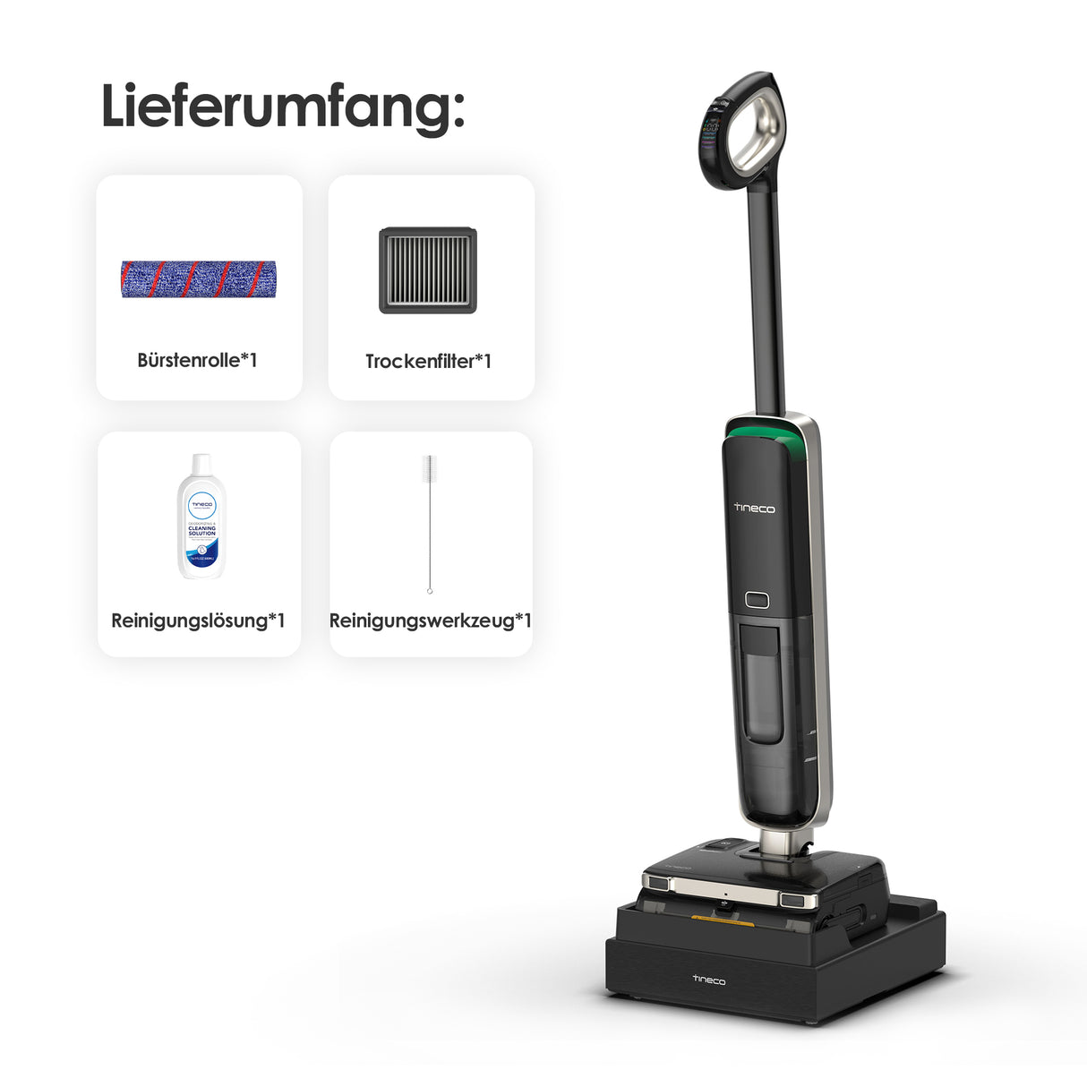 Tineco FLOOR ONE S9 Master Nass- und Trockensauger