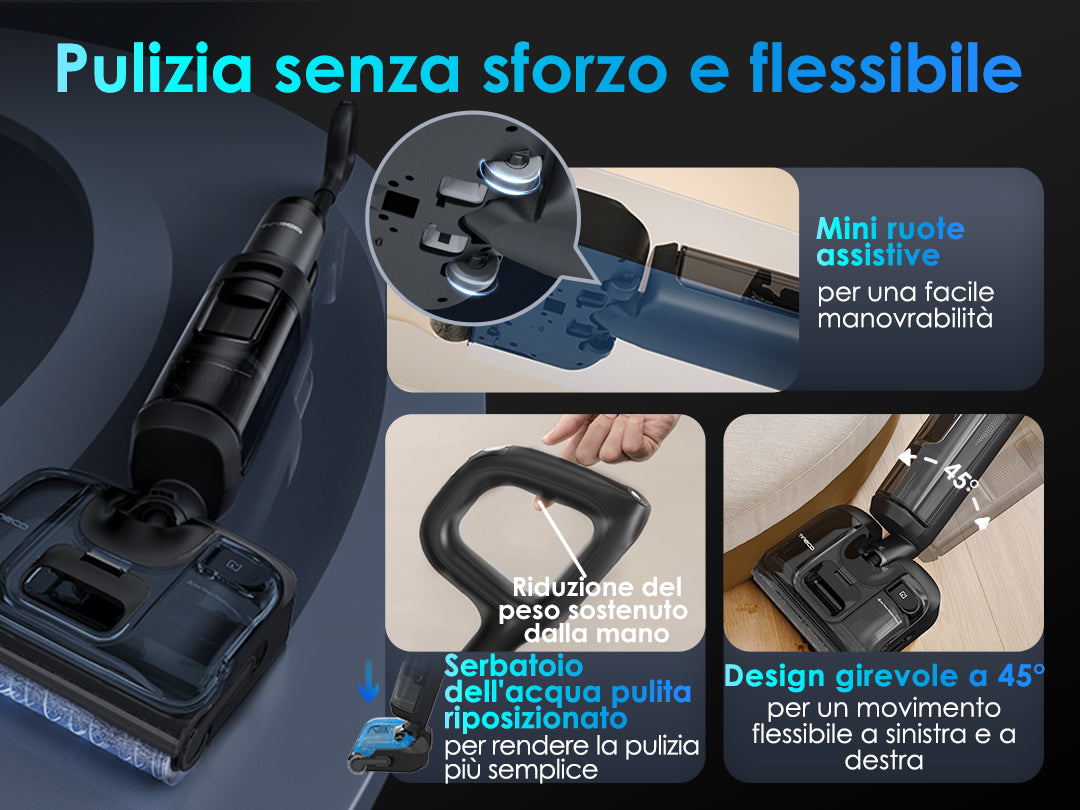 Tineco FLOOR ONE S7 Stretch Ultra intelligenter Nass- und Trockensauger, nasssauger, nass trockensauger, staubsauger, wischsauger, wischmop