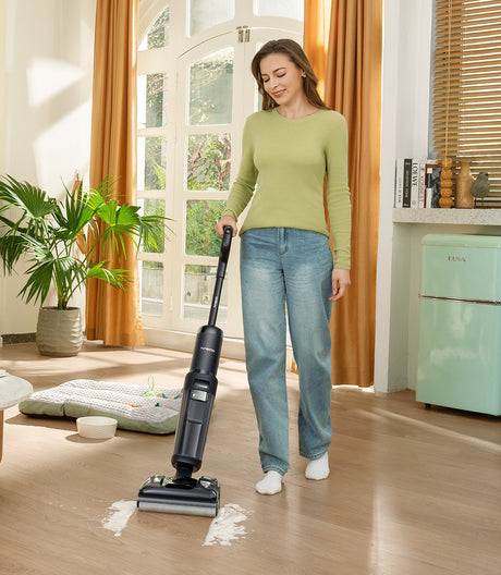 Tineco FLOOR ONE S7 Stretch Ultra intelligenter Nass- und Trockensauger, nasssauger, nass trockensauger, staubsauger, wischsauger, wischmop
