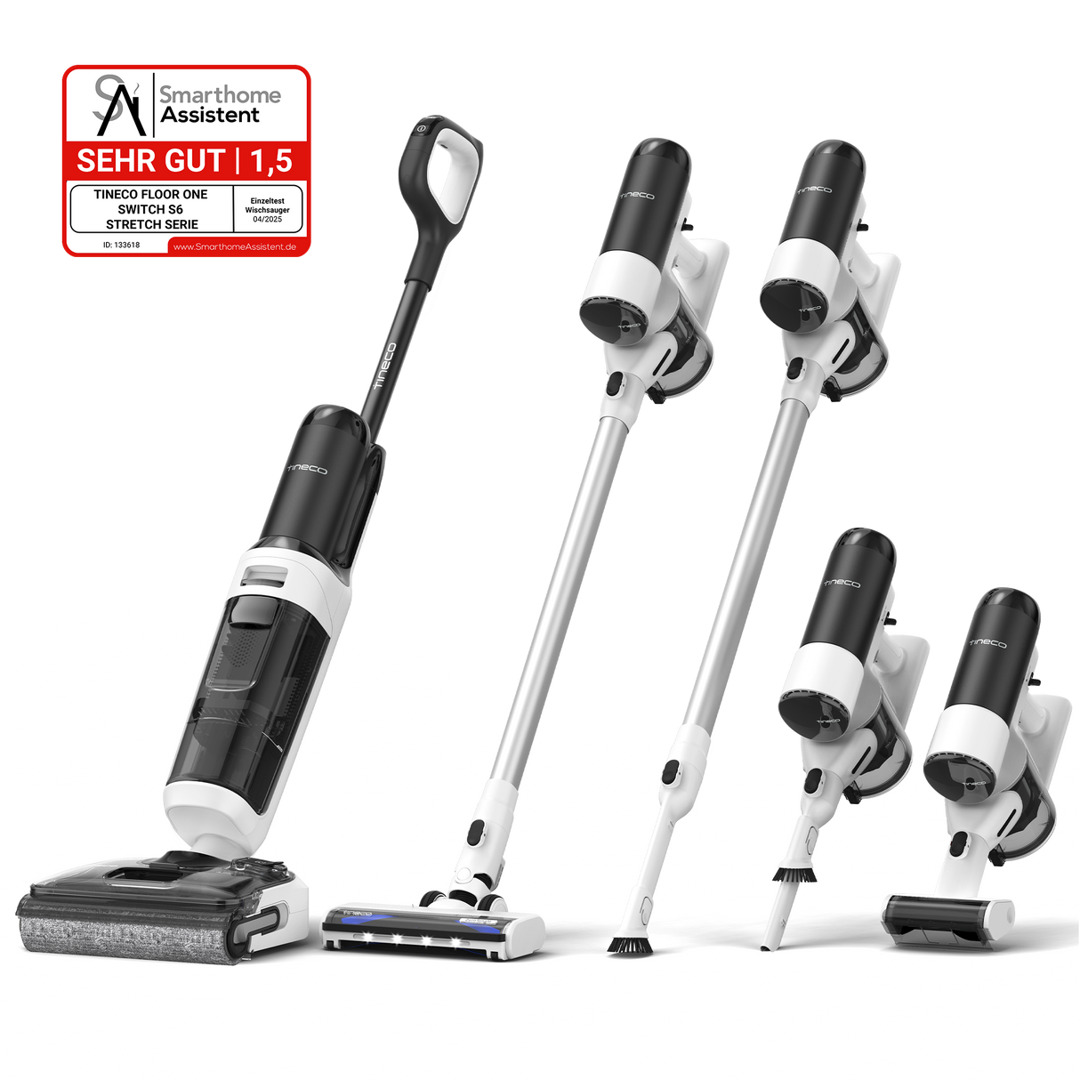 Tinece S6 Stretch intelligenter Nass- und Trockensauger,  nasssauger, nass trockensauger, staubsauger, wischsauger, wischmop