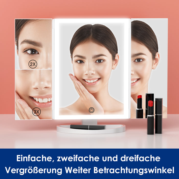 Tineco Kosmetikspiegel Mehrere Vergrößerung LED Licht