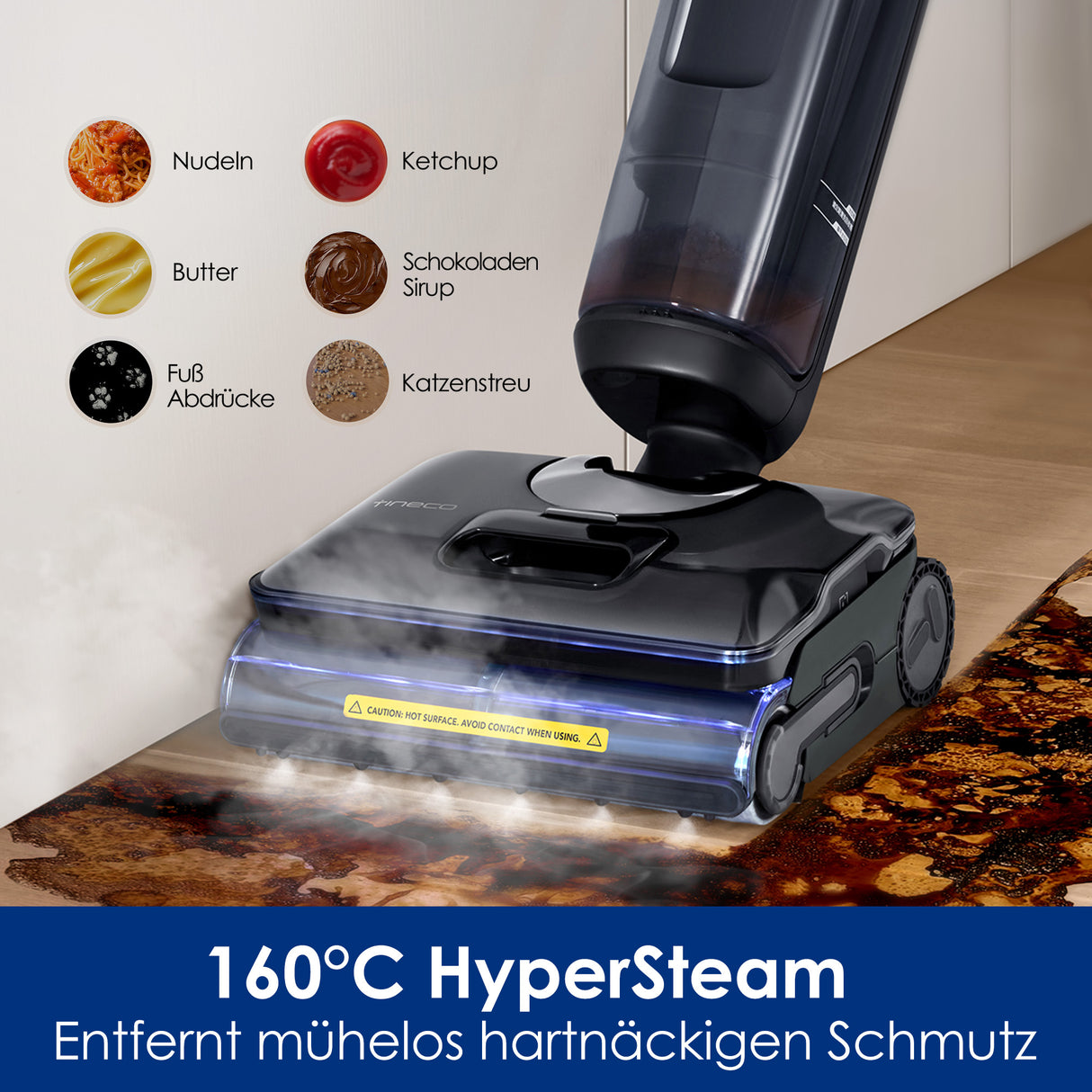 Tineco FLOOR ONE S7 Stretch Steam Nass- und Trockensauger
