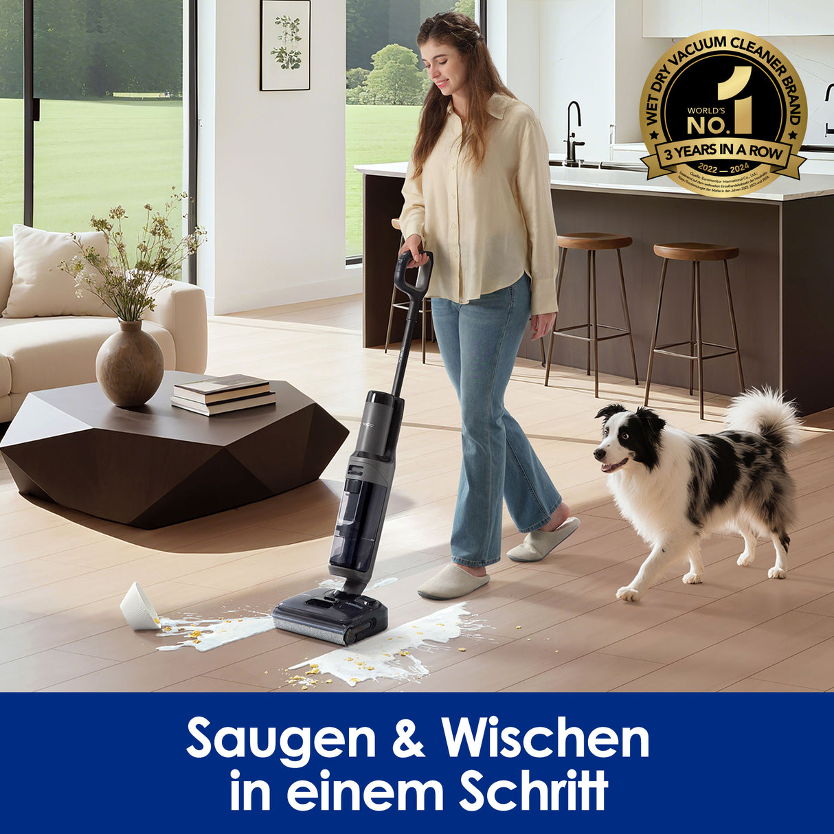 Tineco FLOOR ONE i6 Stretch Nass- und Trockensauger