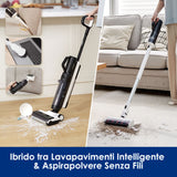 Tineco FLOOR ONE S5 COMBO POWER KIT 3-in-1 Lavapavimenti e Aspirapolvere Intelligente per liquidi e solidi