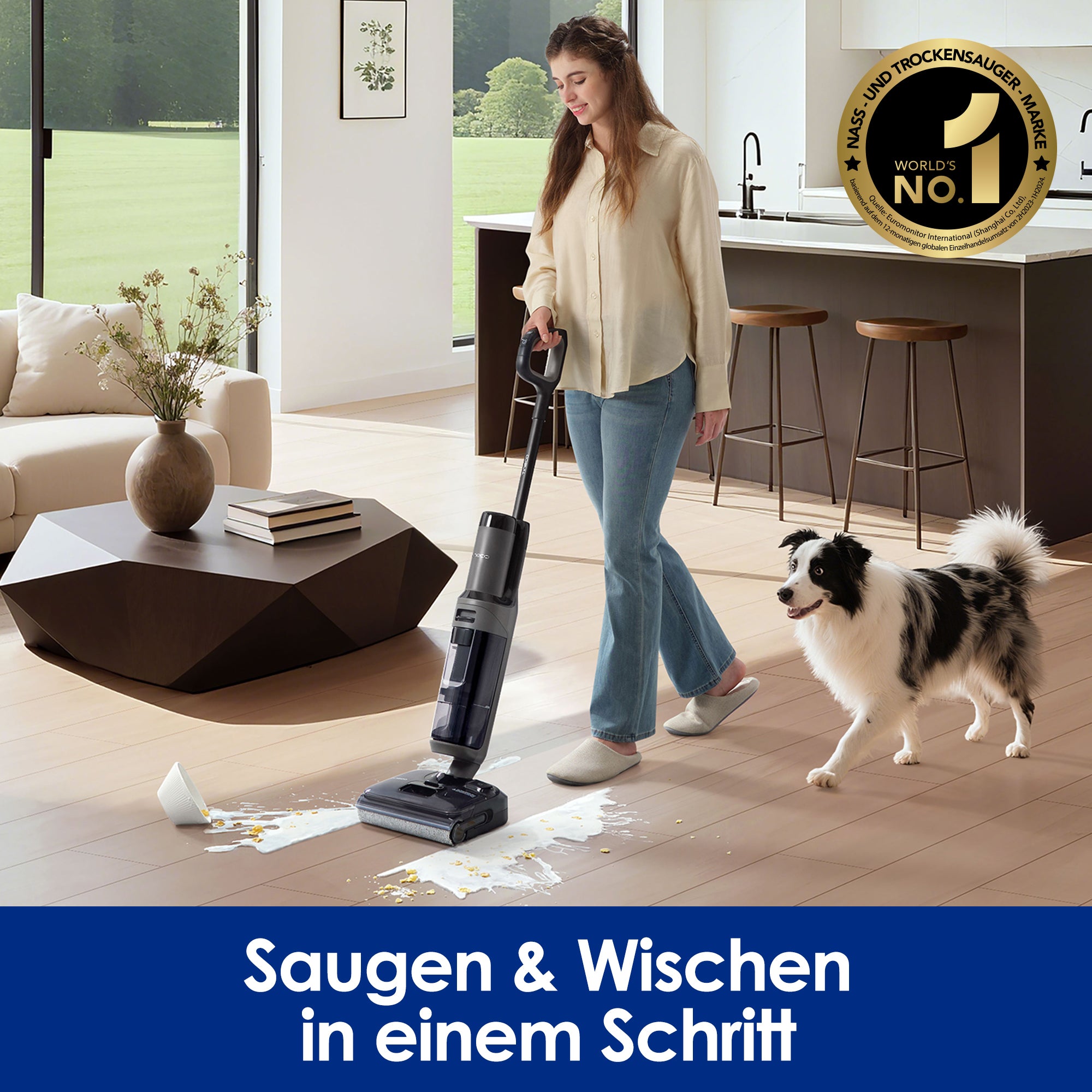 Tineco FLOOR ONE i6 Stretch Nass und Trockensauger, nass trockensauger, wischsauger, staubsauger, staubsauger kabellos, akku staubsauger