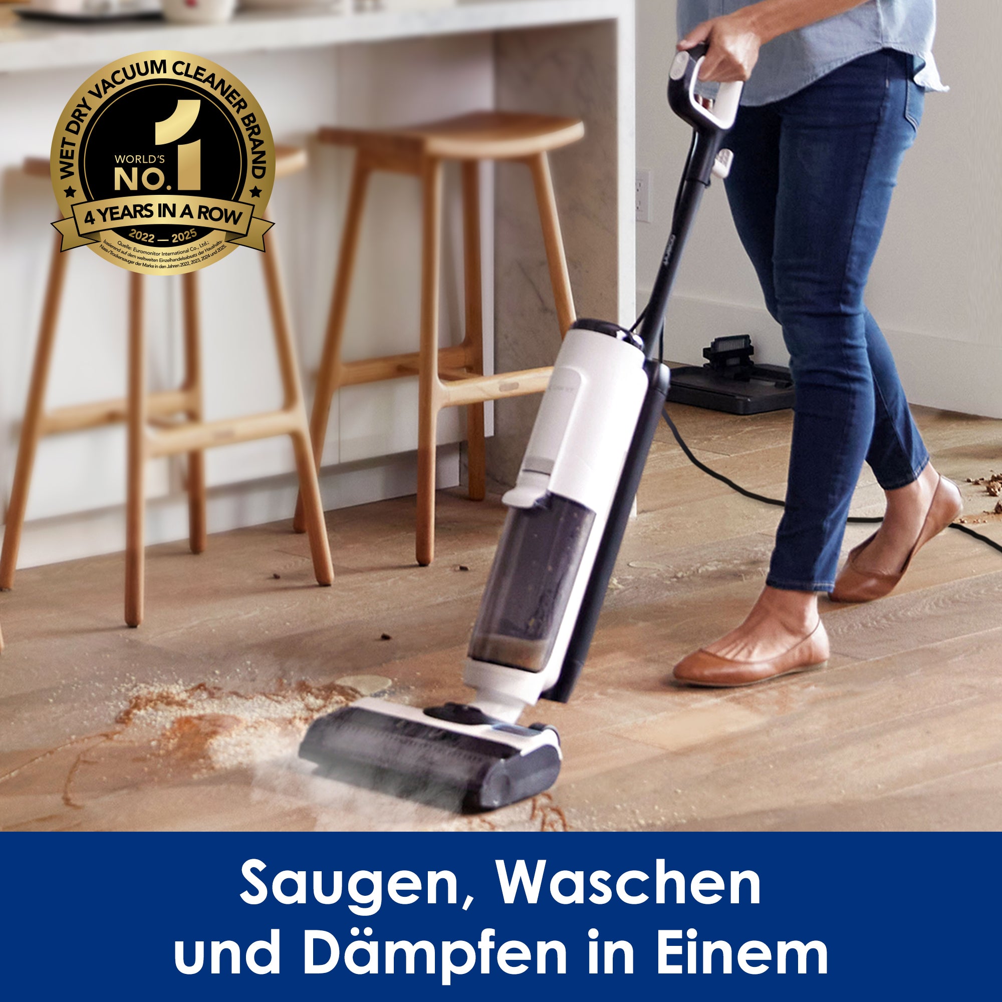 Tineco FLOOR ONE S5 Steam intelligent wet and dry vacuum cleaner