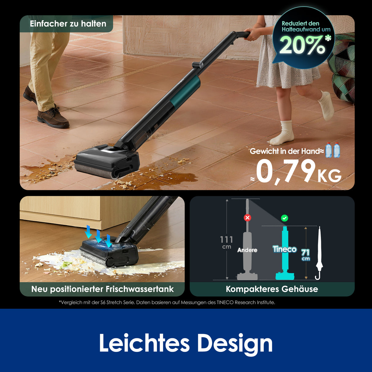 Tineco FLOOR ONE  i7 Fold Wet Dry Vacuum Cleaner
