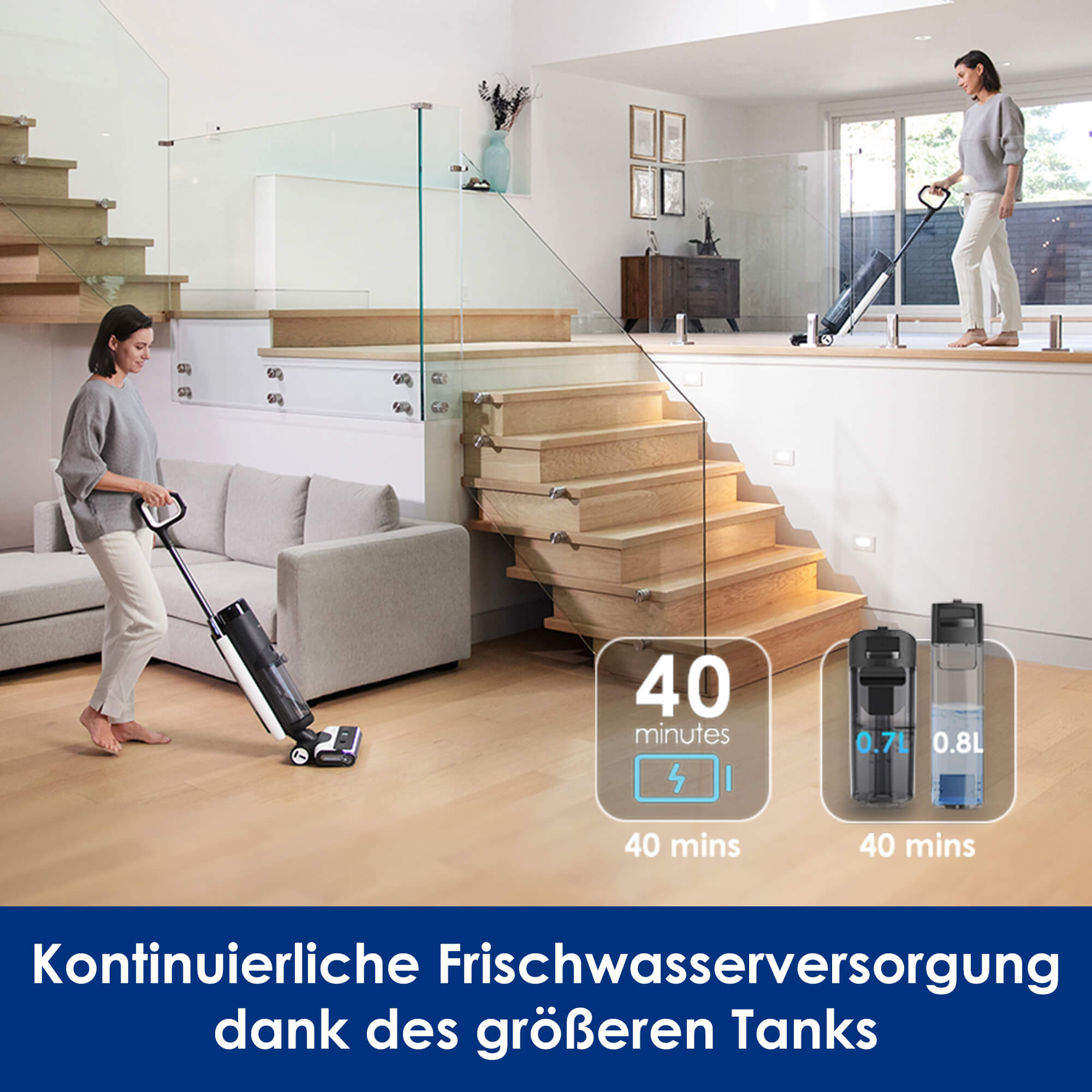 BlesConi Abzieher Für Tineco Floor One S7 Pro / S6 - Reinigungszubehör Für Bodenwaschanlagen