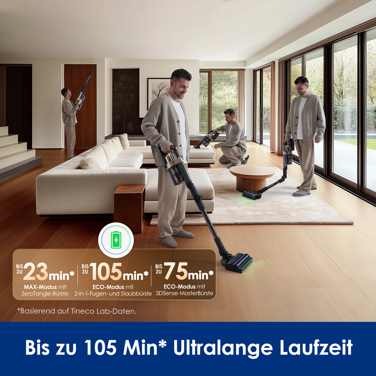 Tineco PURE ONE A90S Kabelloser Stabstaubsauger