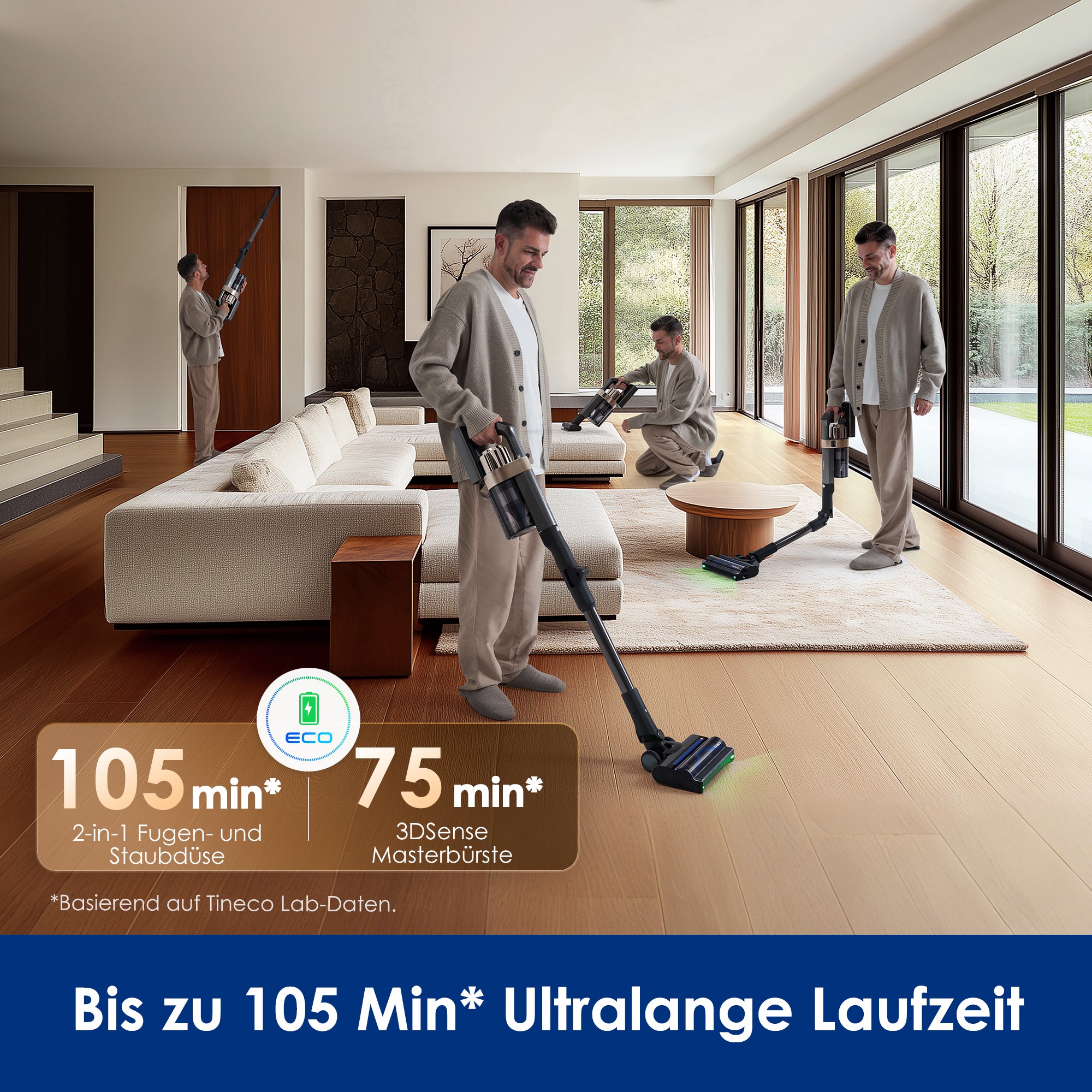 Tineco PURE ONE A90S Kabelloser Stabstaubsauger