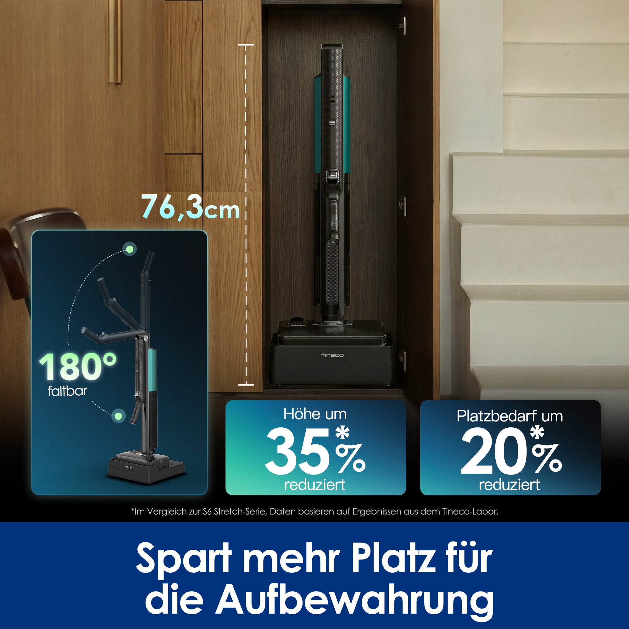 Tineco FLOOR ONE i7 Fold Nass- und Trockensauger